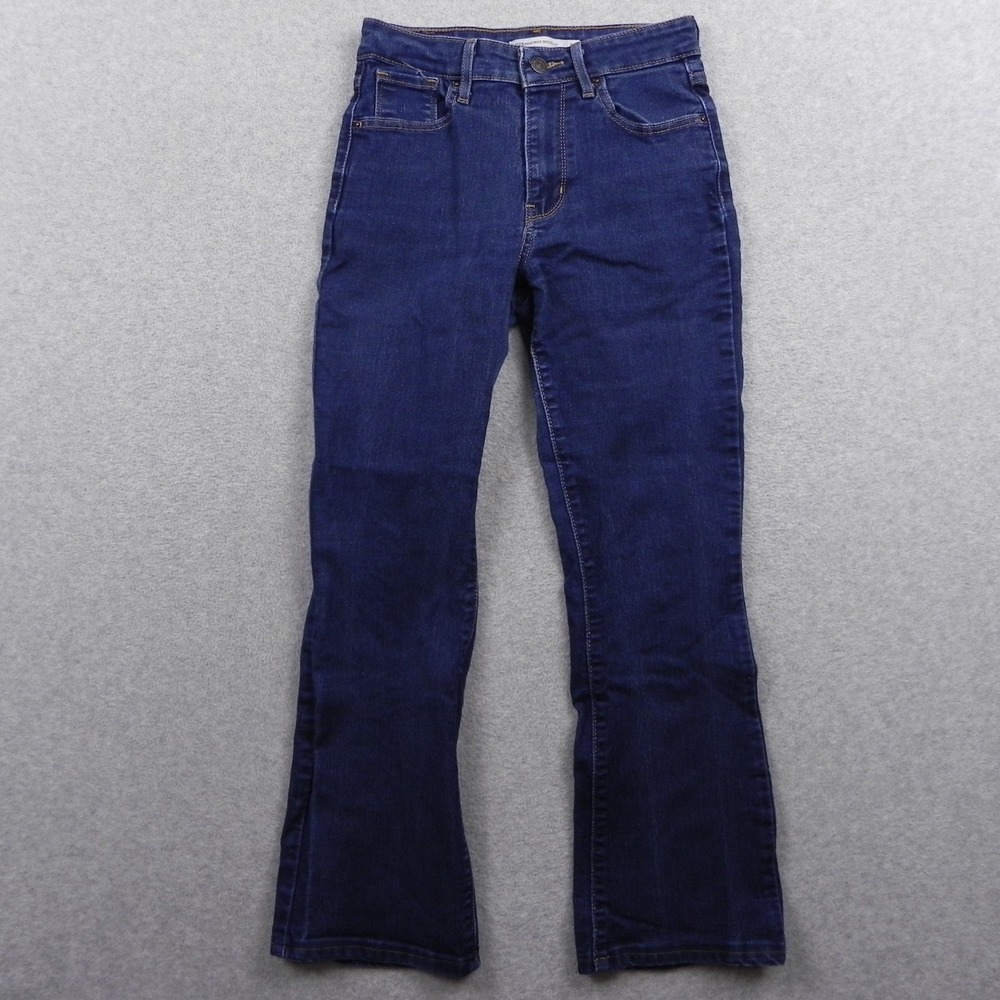 Levi's 725 Jeans Womens 26 High Rise Bootcut 5-Pocket Stretch Flex Denim Blue